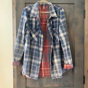 Free people plaid jacket